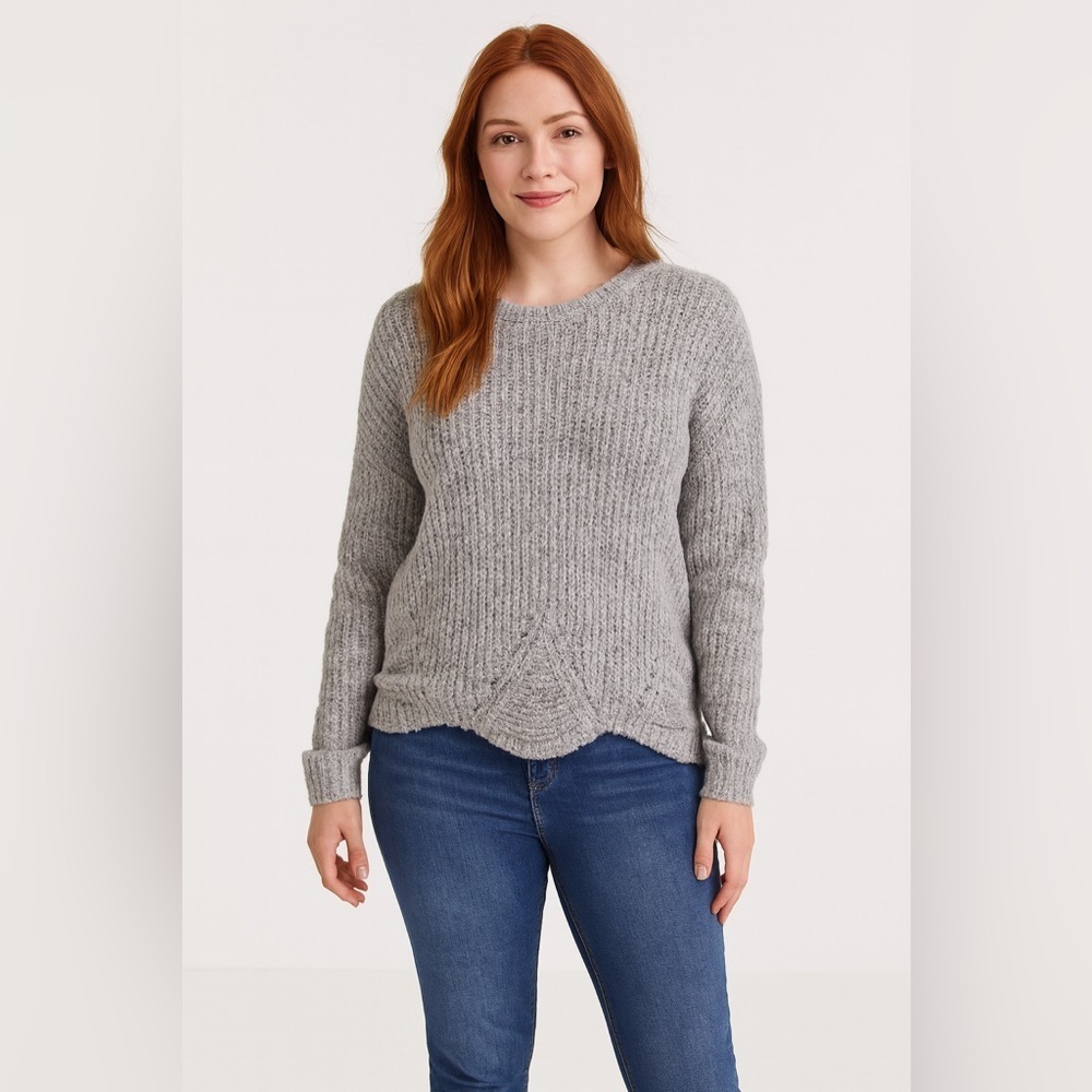 Head sportswear gray sweater